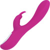 Giselle 10+3 Function Rechargeable Rabbit Silicone Waterproof Dual Stimulation Vibrator By Nu Sensuelle - Magenta