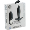 Remote Control 15-Function Vibrating Mini-Plug Silicone Anal Plug By Nu Sensuelle - Black