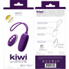 KIWI Rechargeable Remote Controlled Silicone Vibrating Bullet By VeDO - Deep Purple