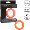 Link Up Ultra-Soft Verge Silicone Cock Ring By CalExotics - Orange