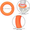 Link Up Ultra-Soft Verge Silicone Cock Ring By CalExotics - Orange