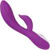 Wonderlust Harmony Rechargeable Silicone Dual Stimulation Rabbit Style Vibrator - Purple