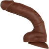 Real Supple Poseable 8.25" Silicone Dildo By Evolved Novelties - Chocolate