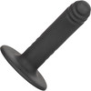 Boundless 4.75" Ridged Silicone Suction Cup Dildo By CalExotics - Black