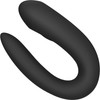 Satisfyer Double Joy Wearable Silicone Dual Stimulation App Enabled Couples Vibrator - Black