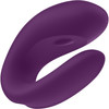 Satisfyer Double Joy Wearable Silicone Dual Stimulation App Enabled Couples Vibrator - Purple