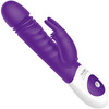 Sonic Rabbit Thrusting Silicone Dual Stimulation Vibrator By The Rabbit Company - Purple