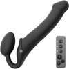 Strap-on-Me Silicone Vibrating Remote Control Strapless Strap-On - Large Black
