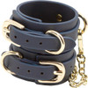 Bondage Couture Wrist Cuffs By NS Novelties - Blue