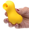 Inmi Shegasm Sucky Ducky Silicone Rechargeable Clitoral Pressure Wave Stimulator - Yellow