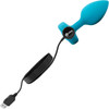 b-Vibe Vibrating Jewel Plug S/M Remote Control Silicone Anal Toy - Teal