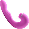 Shegasm 5 Star Silicone G-Spot Tapping Vibrator & Pressure Wave Clitoral Stimulator - Pink