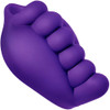 Honeybunch Soft Silicone Dildo Base With Vibe Pocket for Harness Play By Banana Pants - Purple