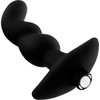 Anal Adventures Platinum Silicone Rechargeable Vibrating Prostate Massager 3 By Blush - Black