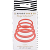 Merge Collection Rubber Strap-On Harness O-rings Set By Sportsheets - Coral