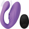 Inmi 7X Pulse Pro Pulsing Silicone Rechargeable Clitoral Stimulator With Remote - Purple