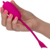 Rechargeable Silicone Vibrating Kegel Teaser With Teasing Tongue By CalExotics - Pink