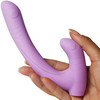 Jix Silicone Waterproof Dual Stimulation Vibrator By Cute Little Fuckers - Lavender