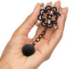 Nipple Grips Power Grip 4-Point Weighted Nipple Press By CalExotics - Black & Silver