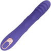 Roxii Rechargeable Waterproof Silicone Vibrating Wand With Roller Motion By Nu Sensuelle - Ultra Violet