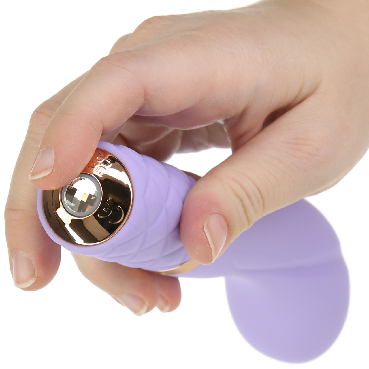 Pillow Talk Racy Silicone Rechargeable G-Spot Mini Vibrator - Purple/R