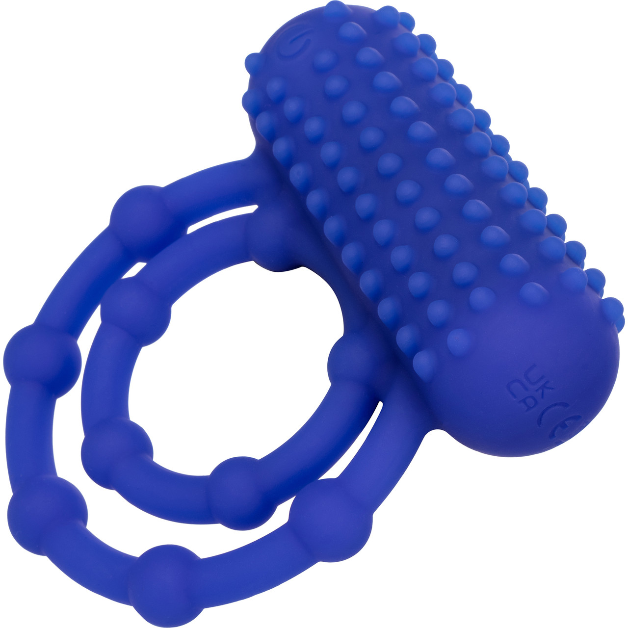 Vibrating Cock Ring, Rechargable Silicone Stretchy Penis Rings