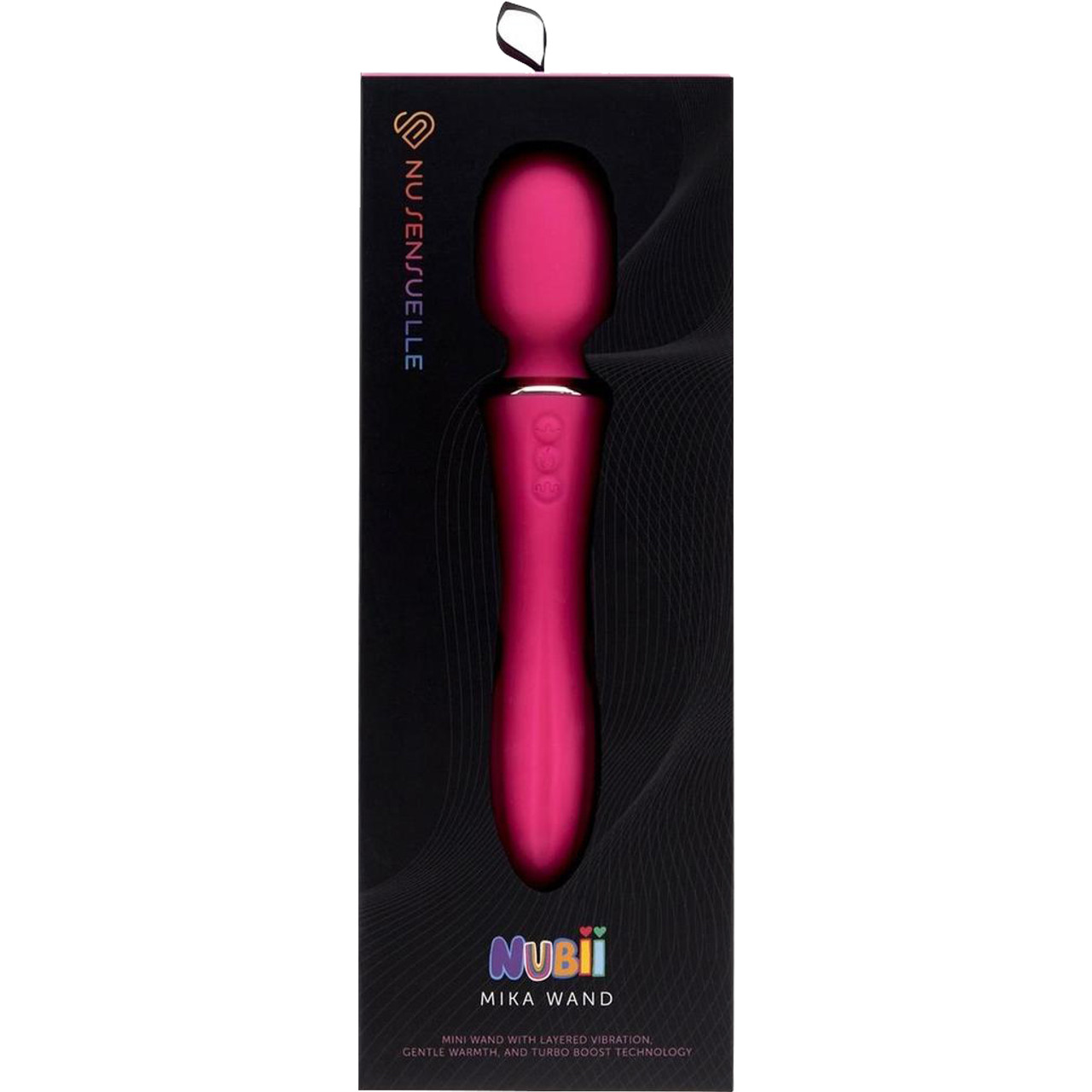 Nubii Mika Silicone Rechargeable Waterproof Mini Wand Massager By Nu Sensuelle photo