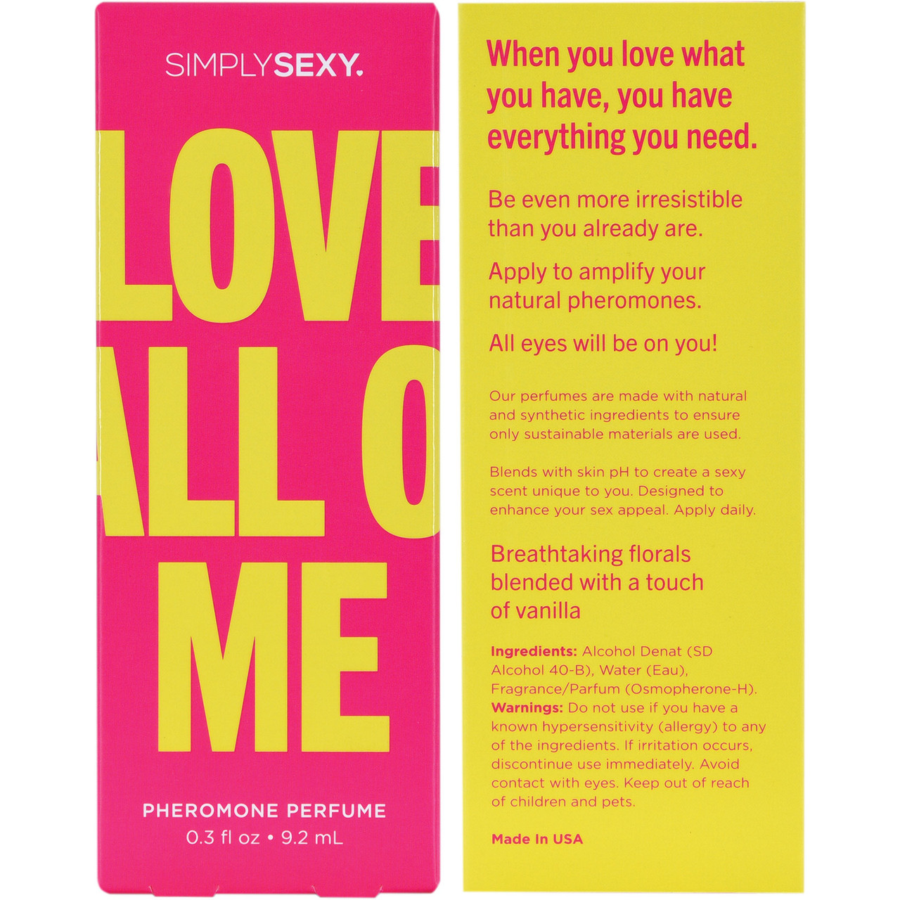 Simply Sexy Pheromone Perfume Lazy Sunday Spray 0.3oz – The Love