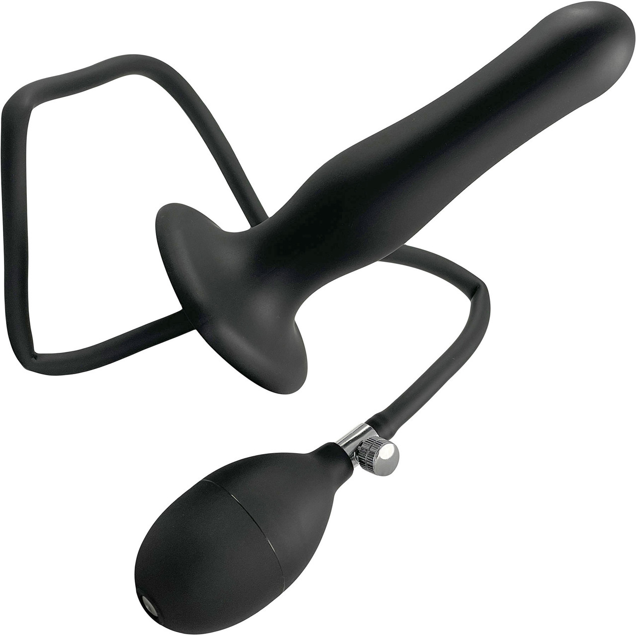 Strap-on-Me Inflatable Silicone Suction Cup Dildo Plug Porn Photo