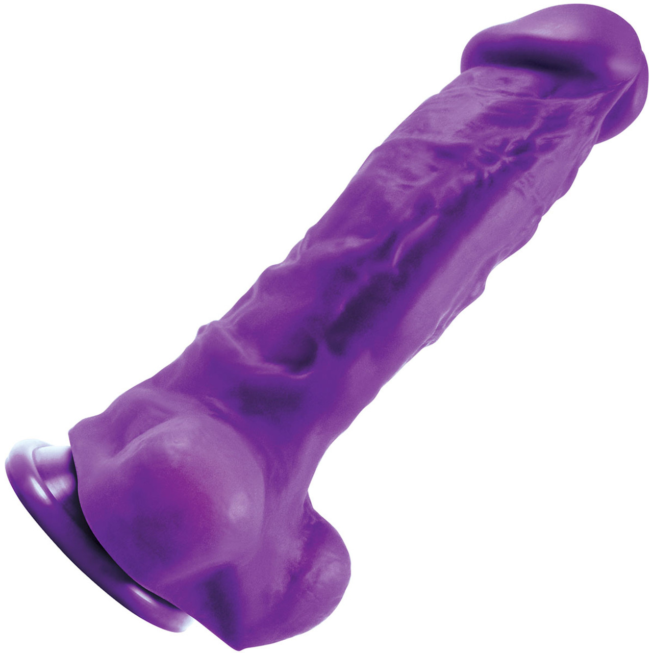 Colours Pleasures Thick 8 Inch Silicone Suction Cup Dildo