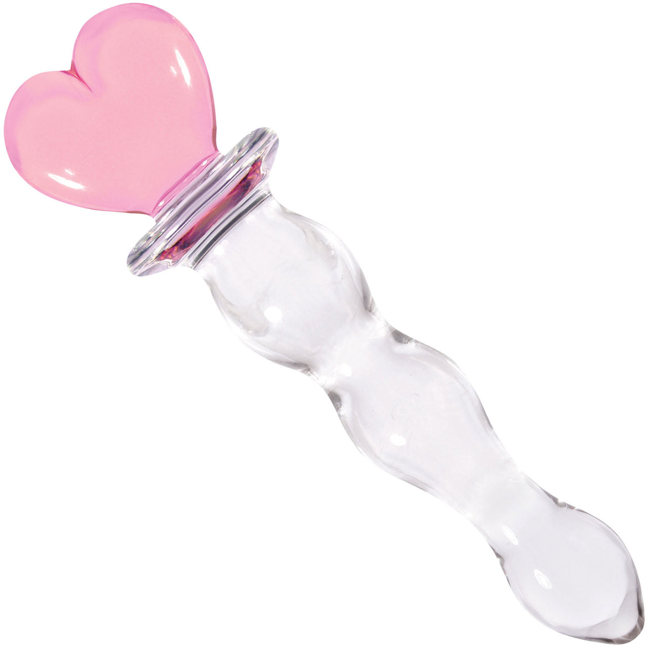 Crystal Heart of Glass Dildo pic