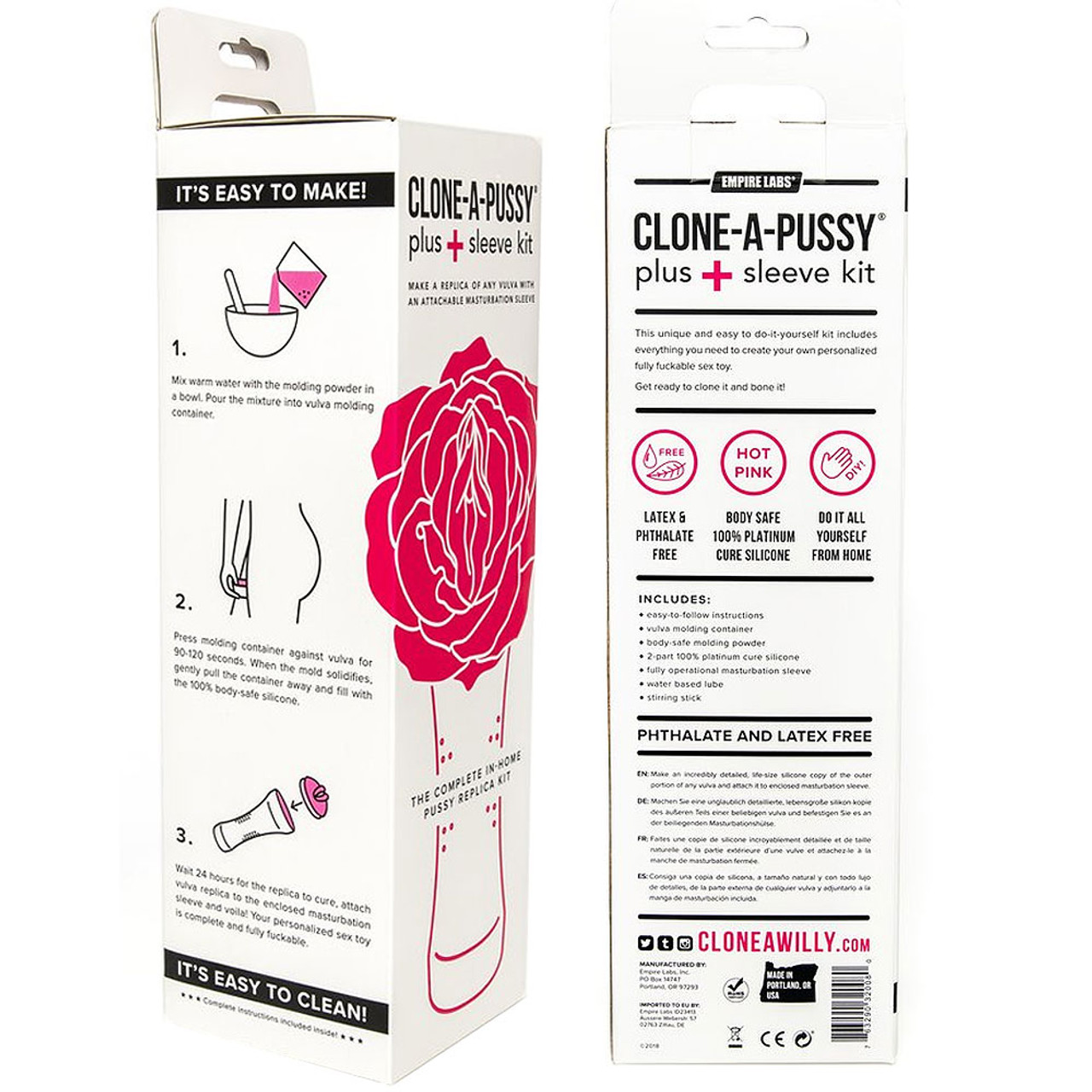Clone-A-Pussy Plus + Silicone Casting Kit With Sleeve photo picture