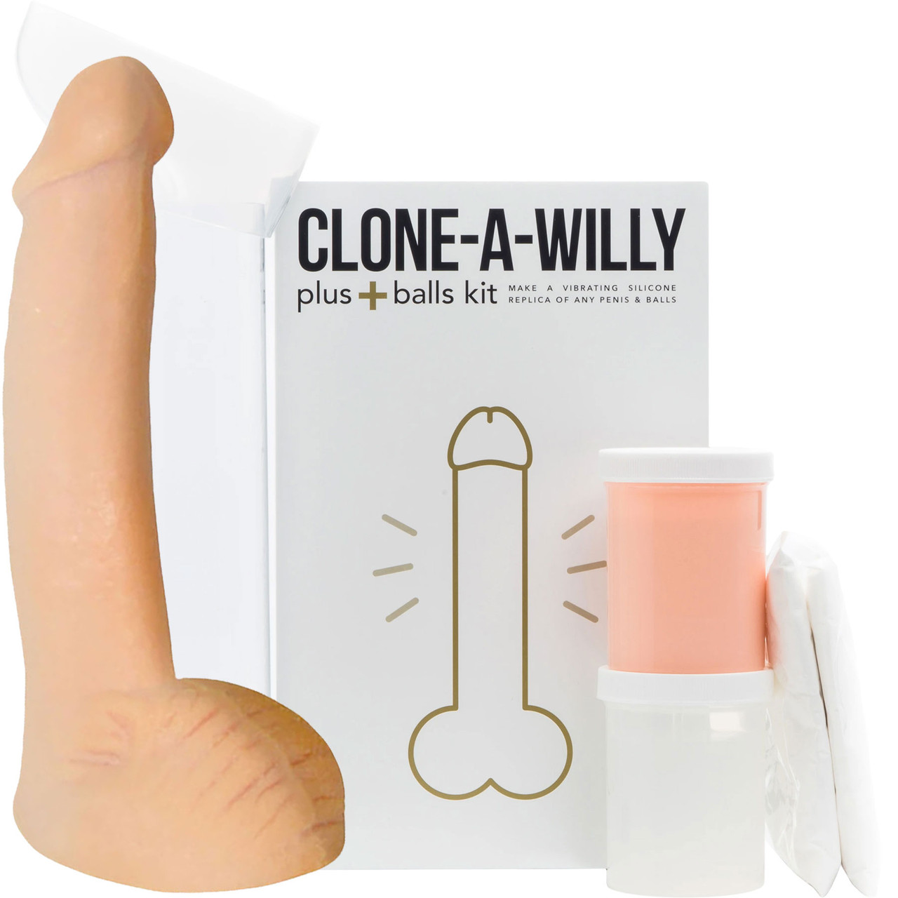 Clone-A-Willy Plus Balls Make Your Own Vibrating Silicone Dildo photo