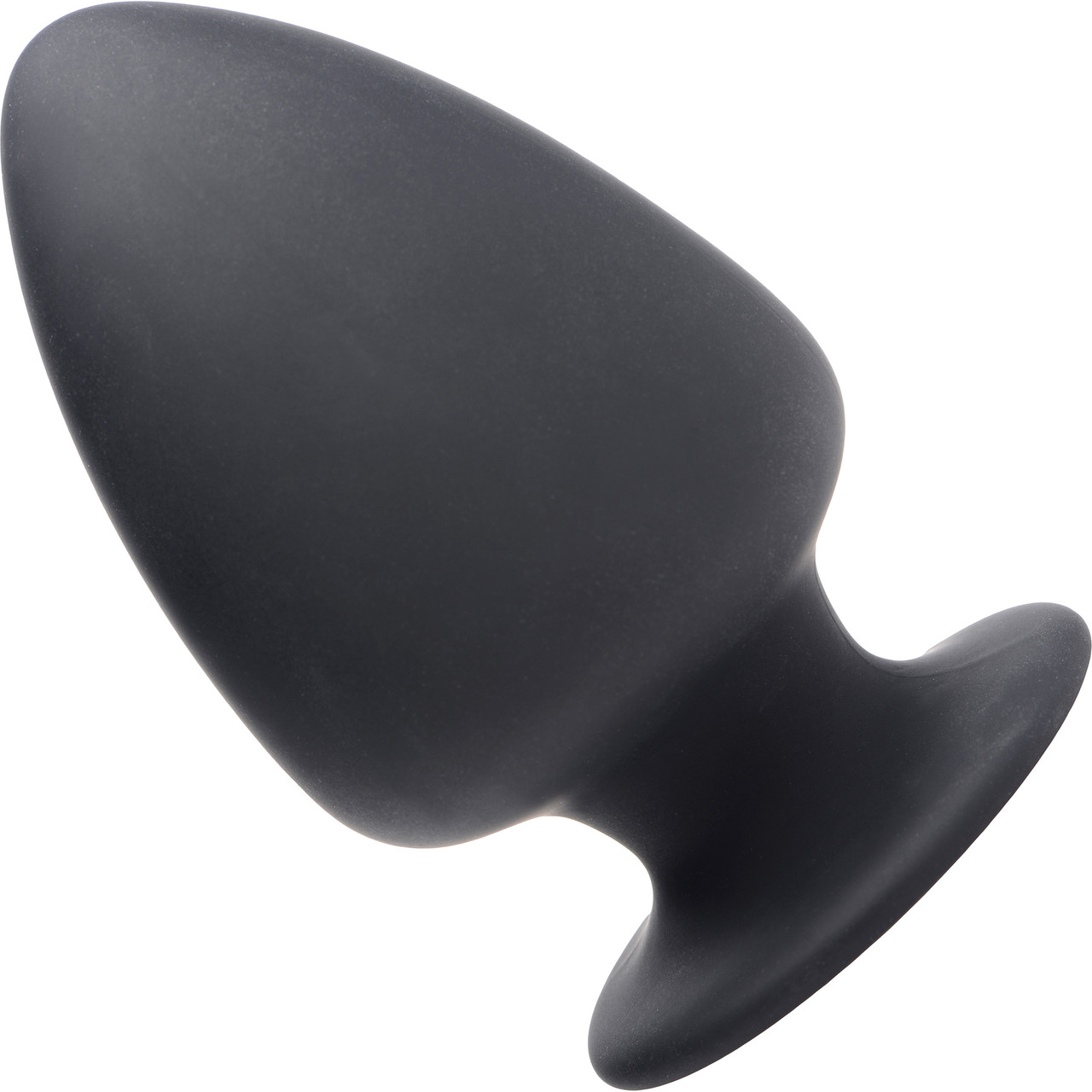 Squeeze-It Squeezable Silicone Anal Plug, Medium - Black