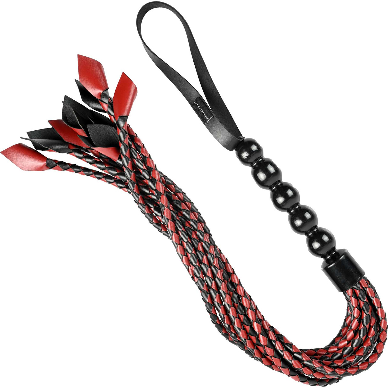16 Leather Flogger - Twisted Weave Grip #6146 – sultraleather