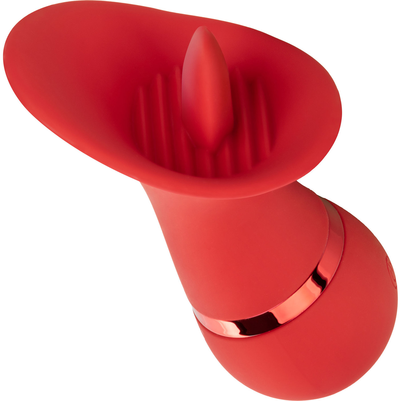 CalExotics French Kiss Suck and Play Interchangeable Set - Premium  Rechargeable Travel Size Suction Vibrator - Luxury Adult Sex Toy for Women-  Red