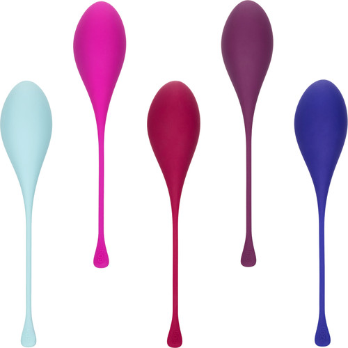 Kegel Training 5-Piece Silicone Set By CalExotics - Assorted Colors