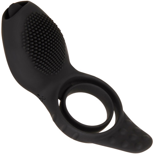 Zero Tolerance Mr. Flicker Vibrating Silicone Rechargeable Cock Ring With Flickering Tongue