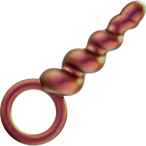 Anal Adventures Matrix Spiral Loop Silicone Butt Plug By Blush - Copper