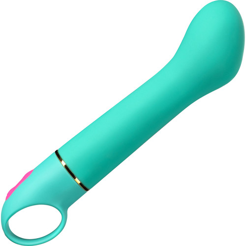 Aria Flirty AF 10-Function Silicone G-Spot Vibrator By Blush - Teal