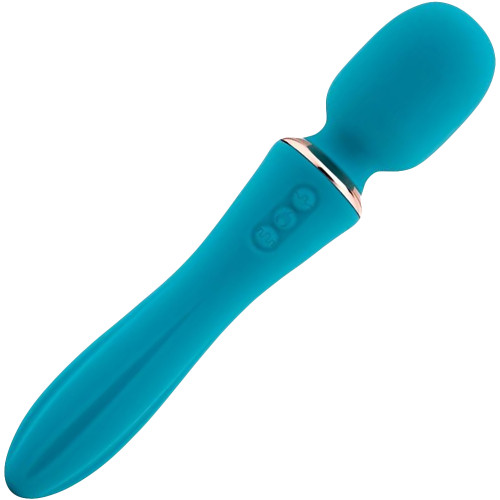 Nubii Mika Silicone Rechargeable Waterproof Mini Wand Massager By Nu Sensuelle - Blue