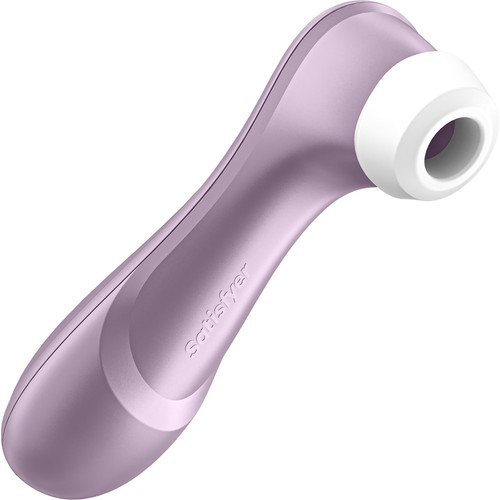 Satisfyer Pro 2 Pressure Wave Rechargeable Waterproof Silicone Clitoral Stimulator - Purple