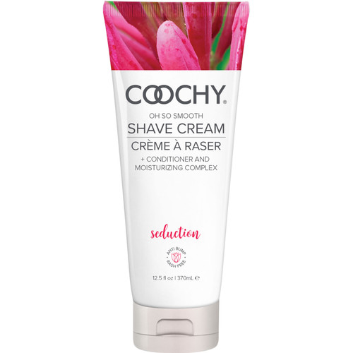 COOCHY Oh So Smooth Shave Cream, Seduction  - Honeysuckle Citrus 12.5 oz (370 mL)