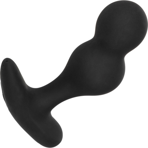 COLT Dual Power Probe Rechargeable Waterproof Silicone Anal Vibrator - Black
