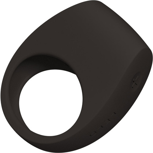 LELO TOR 3 Silicone Waterproof Rechargeable App Enabled Vibrating Cock Ring - Black