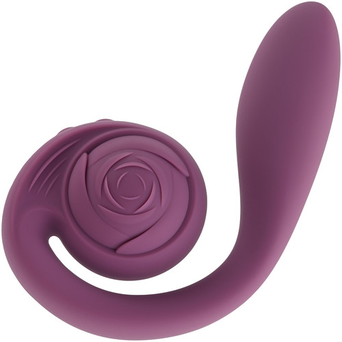 Gender X Poseable You Rechargeable Waterproof Silicone Dual Stimulation Vibrator - Purple