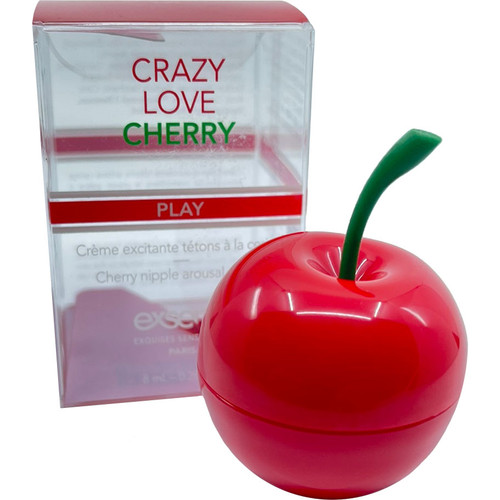 Crazy Love Cherry Nipple Arousal Cream by Exsens .28 fl oz