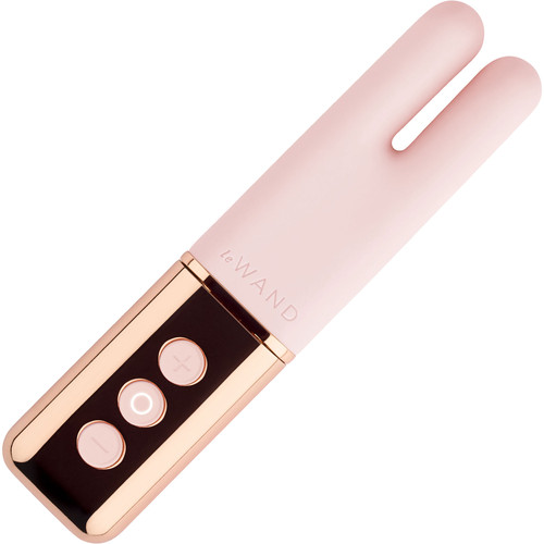 Le Wand Deux Rechargeable Dual Tipped Vibrator - Rose Gold