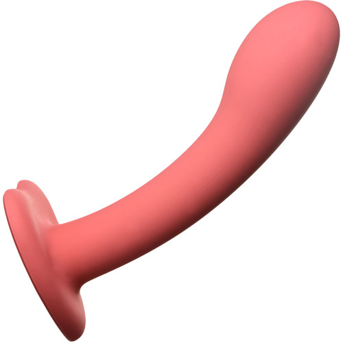 Simply Sweet G-Spot Silicone Suction Cup Dildo - Pink