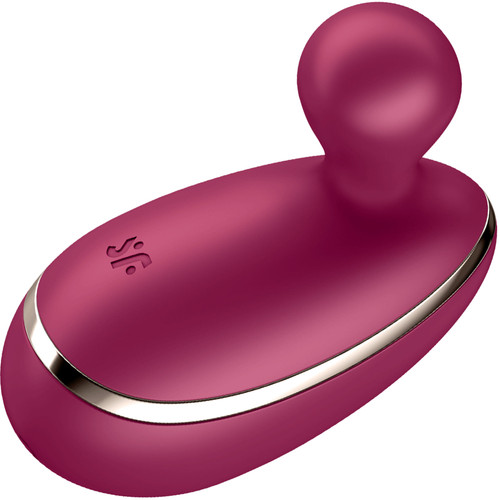 Satisfyer Spot On 1 Silicone Rechargeable Waterproof Clitoral Stimulator - Bordeaux